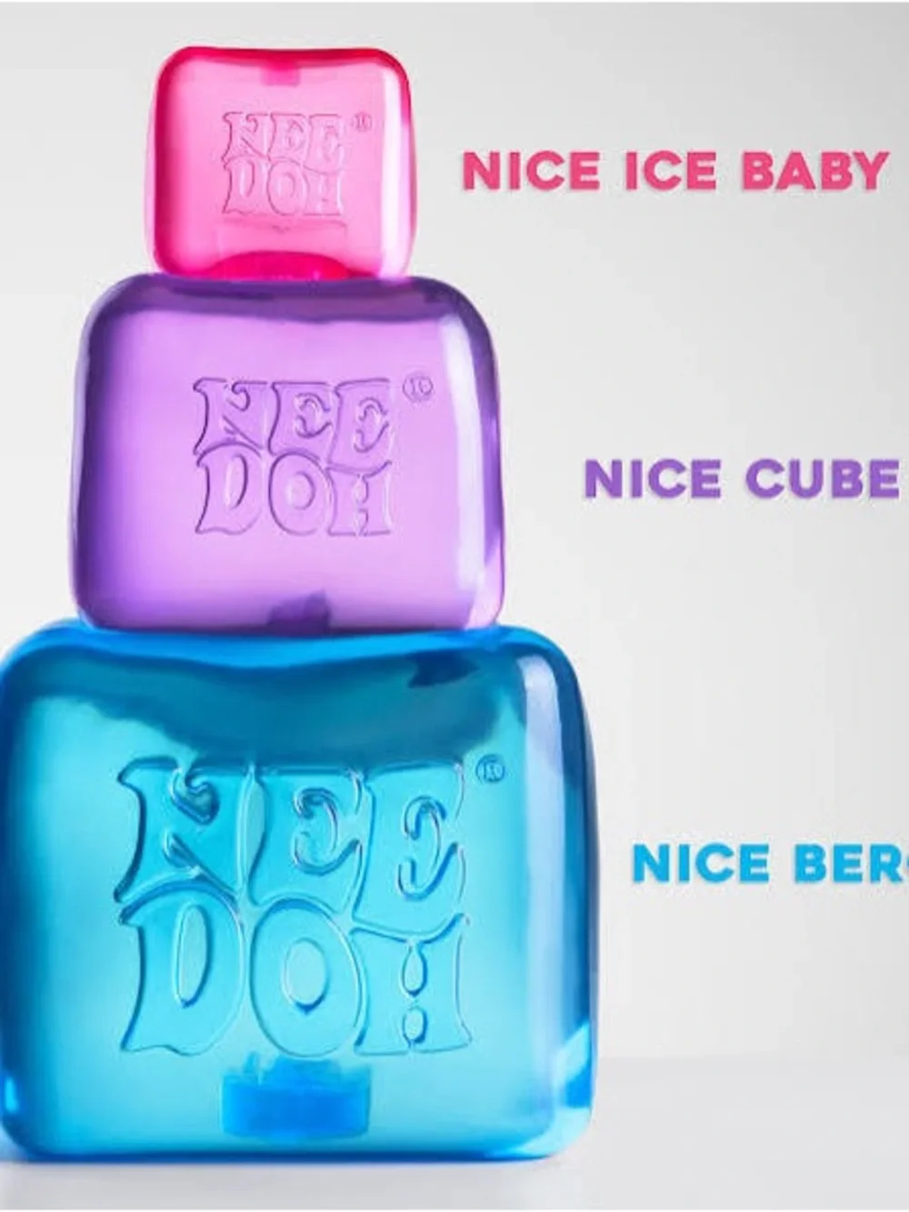 NEW Authentic NeeDoh Nice Berg or Nice Berg Swirl 🧊🌈✨